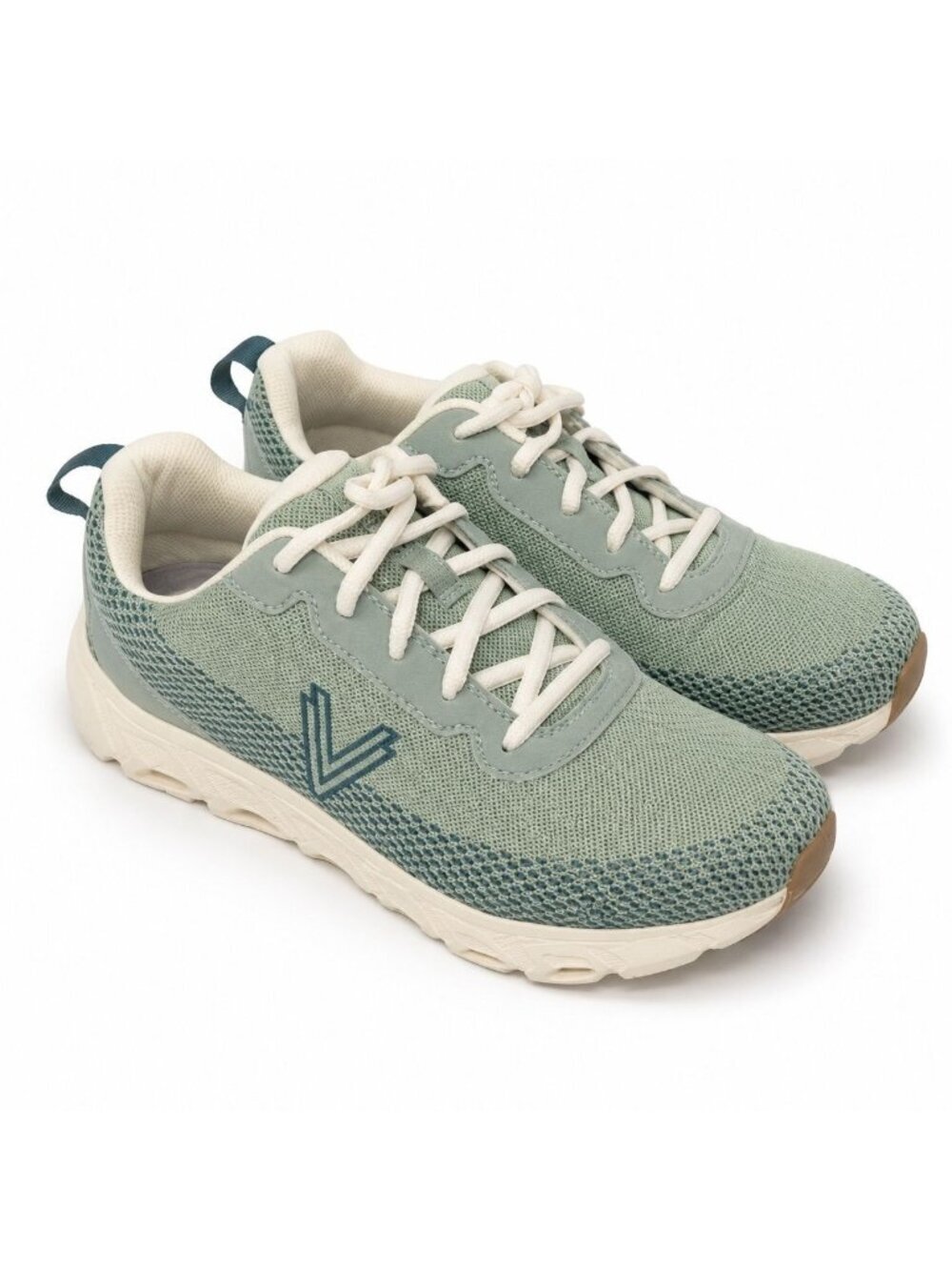 Vionic Priscilla Supportive Womens 8M Iceberg Green Mesh Orthotic Walking Shoes